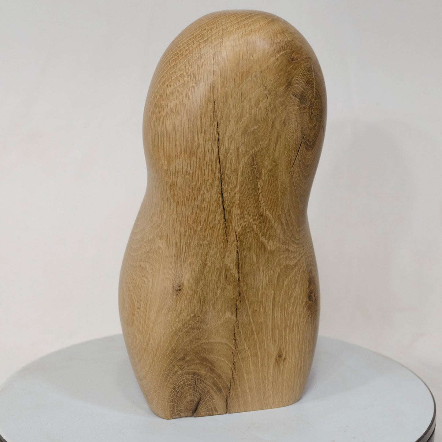 White Oak Artistic Cremation Urn – Flowing Style – no. 68