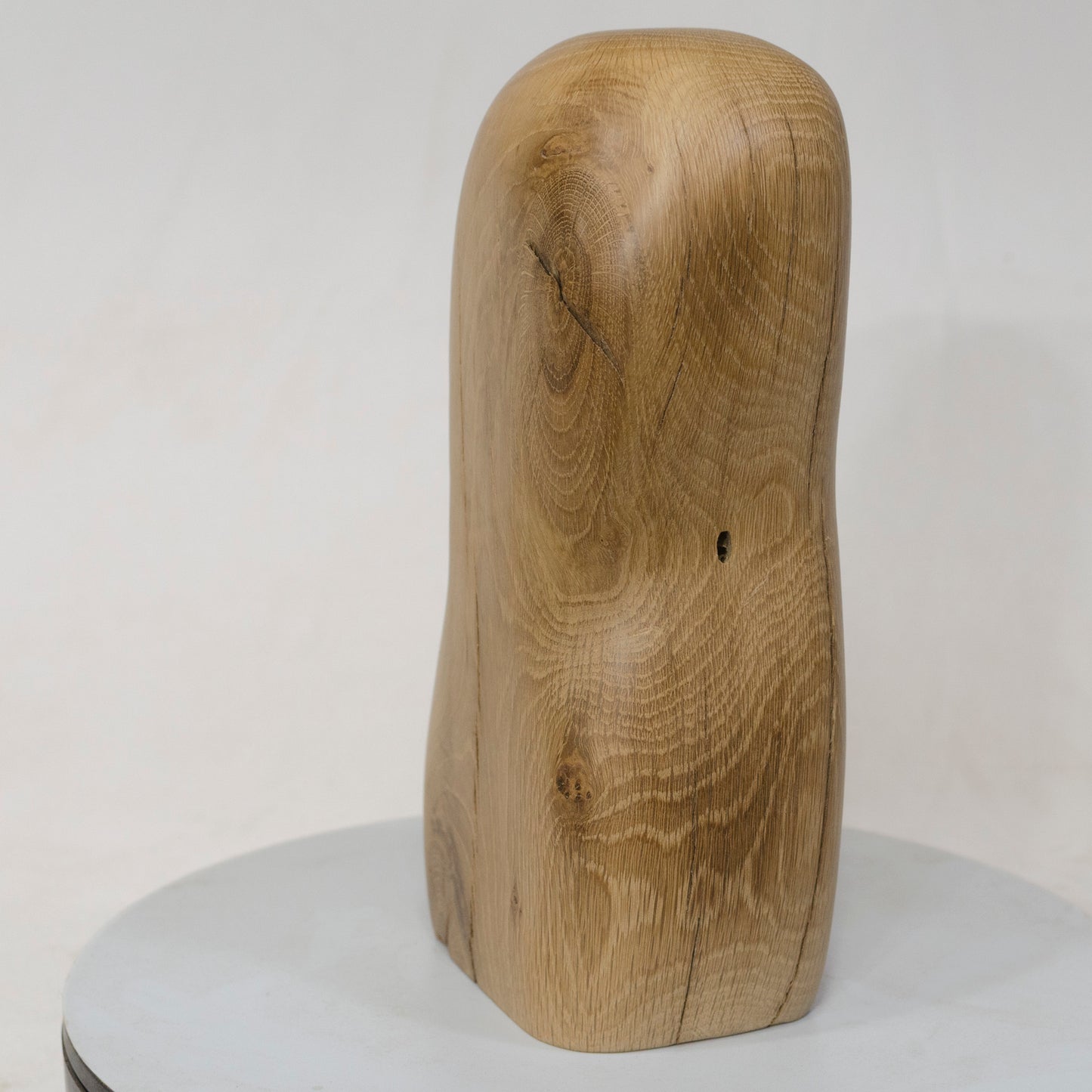 White Oak Artistic Cremation Urn – Flowing Style – no. 68