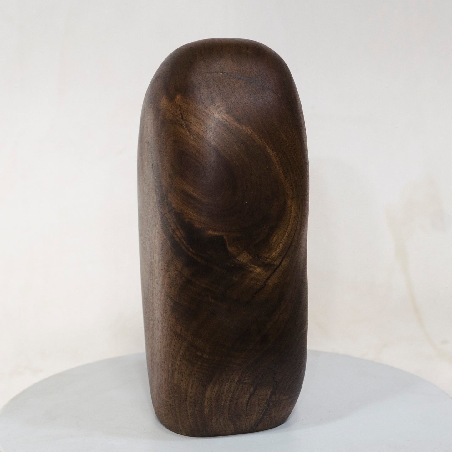 Black Walnut Artistic Cremation Urn – Flowing Grains – no. 74