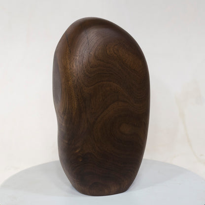 Black Walnut Artistic Cremation Urn – Flowing Grains – no. 74