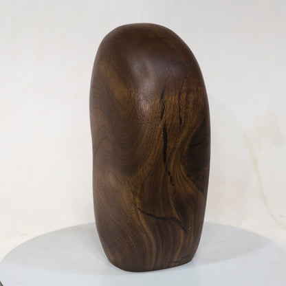 Black Walnut Artistic Cremation Urn – Flowing Grains – no. 74