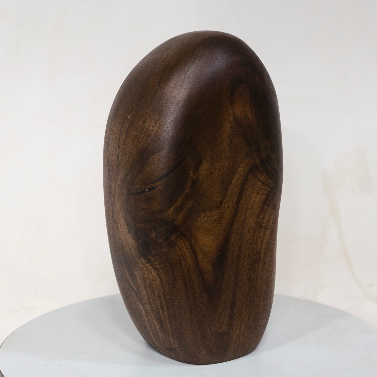 Black Walnut Artistic Cremation Urn – Flowing Grains – no. 74